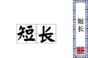 短长的意思、造句、近义词