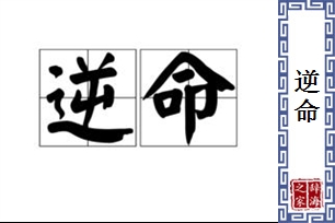 逆命的意思、造句、近义词