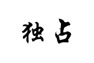 独占的意思、造句、反义词