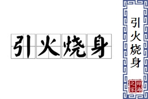 引火烧身的意思、造句、近义词