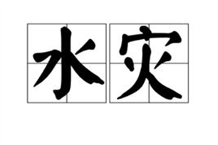 水灾的意思、造句、反义词