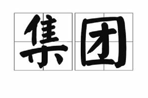 集团的意思、造句、近义词