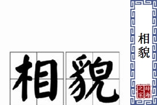 相貌的意思、造句、近义词